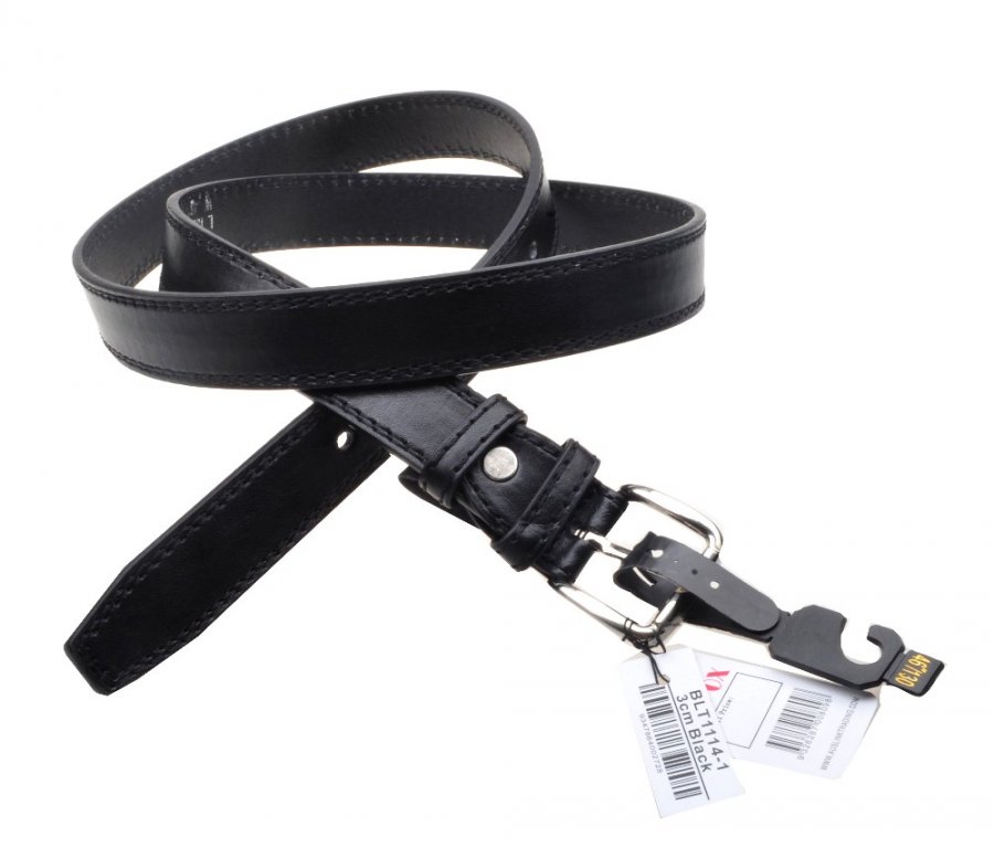 Belts, Width 3.0cm, Black BLT1114-1