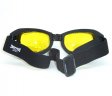 Aviator Night Drive Yellow Lens Goggle Glasses (Anti-Fog Coated) 90746-YL