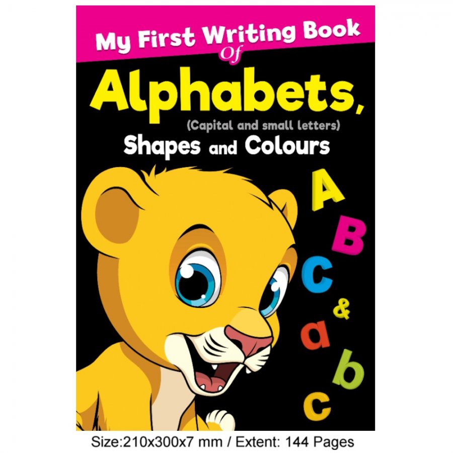 My First Writing Book of Alphabets Shapes and Colours (MM76182)