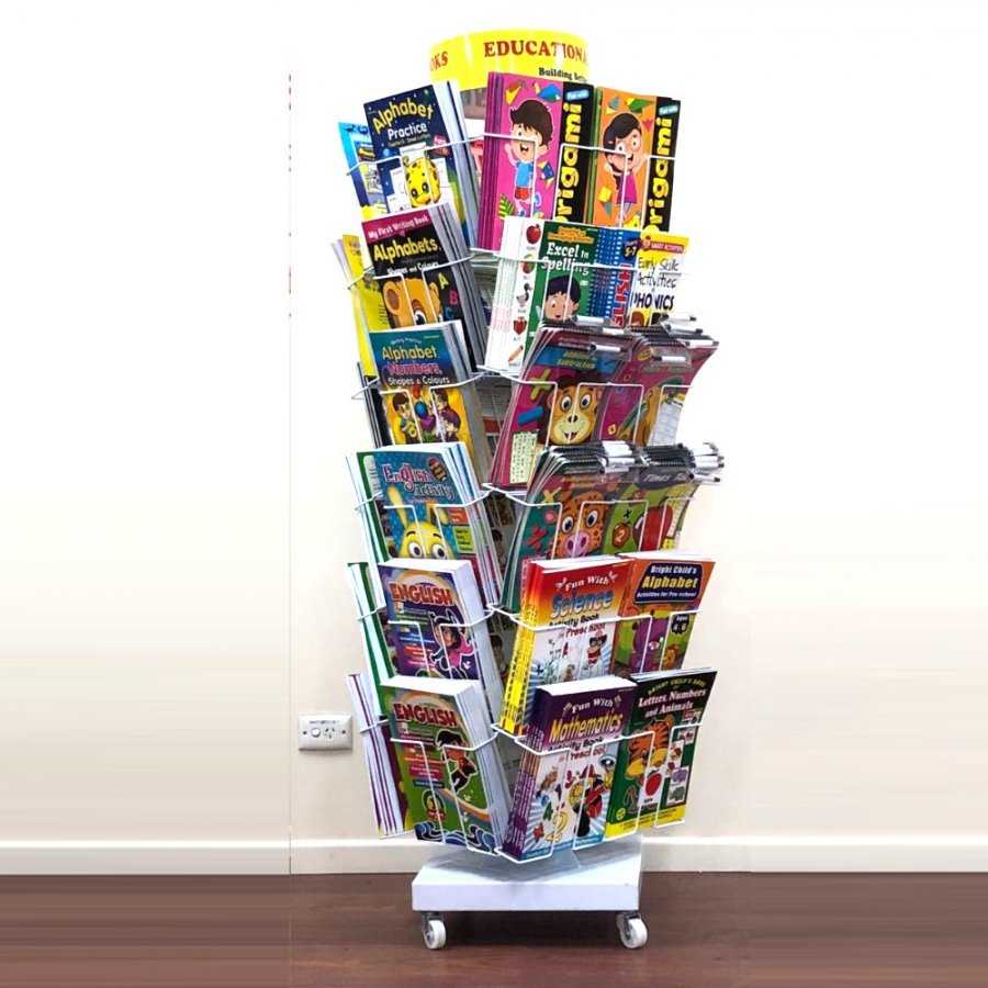 Book Spinner Rack