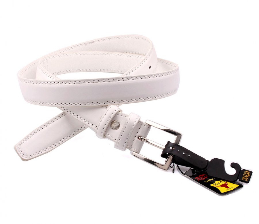 Bulk Buy Belts Whdth 3.0cm White BLT1110-2