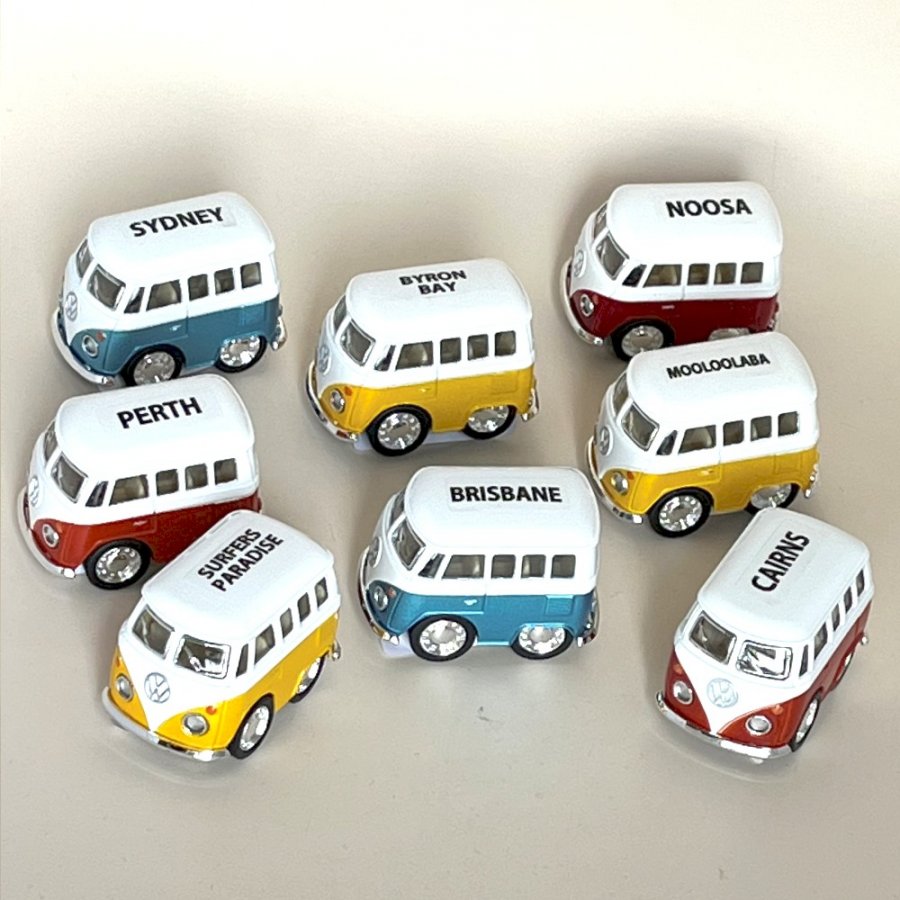 Clear Crystal Sticker Label with 2\" VW Little Van
