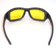Choppers Convertible Night Drive Yellow Lens Goggles Glasses (Anti-Fog Coated) 8968-YL