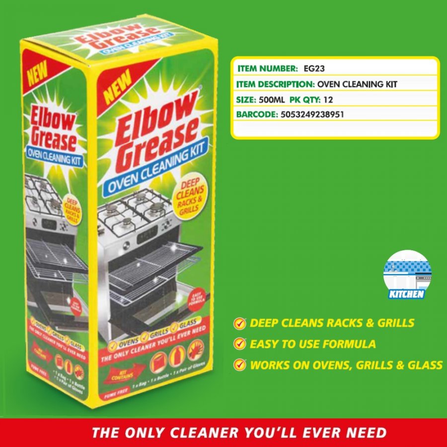 ELBOW GREASE OVEN CLEANER SET