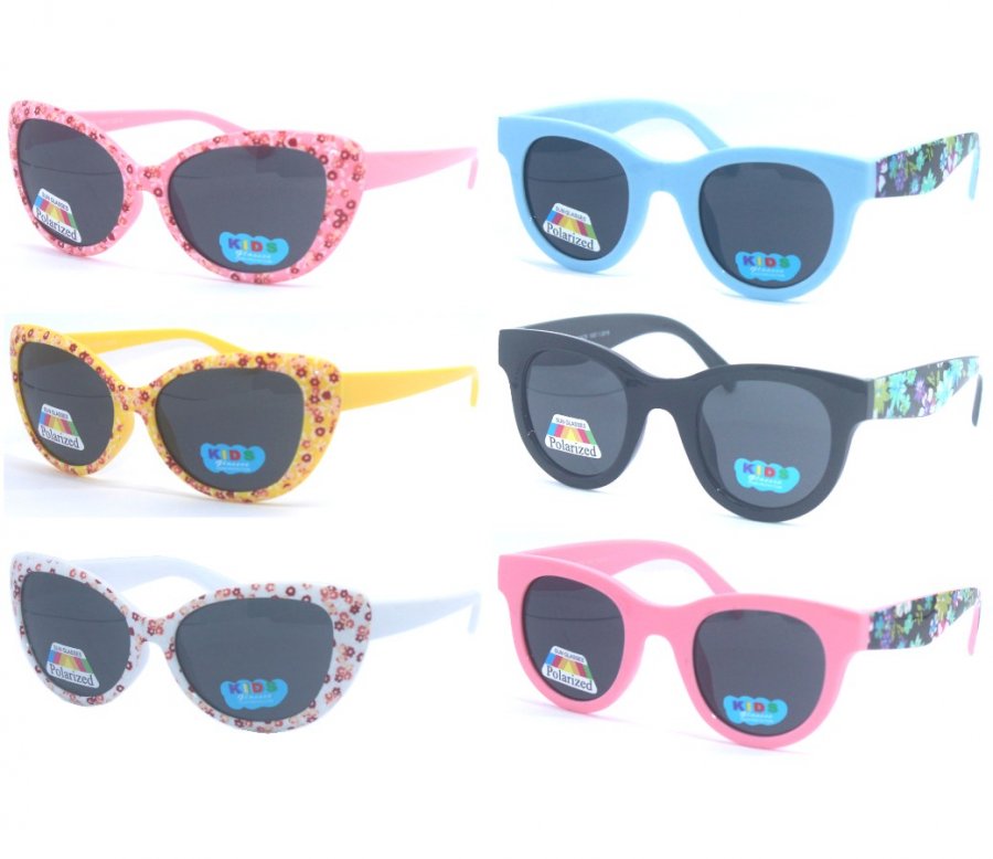 Koala Collection Kids Fashion Girls Polarized Sunglasses 2 Style Asst. KFP7122/23