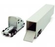 1:68 Kenworth Truck T700 with Container, Mixed Colour (Black, Blue, White, No Decal) KT1302D-1