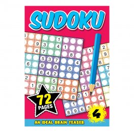 72 Pages Sudoku Book RED (MM00802) 72 Pages Sudoku Book RED (MM00802)