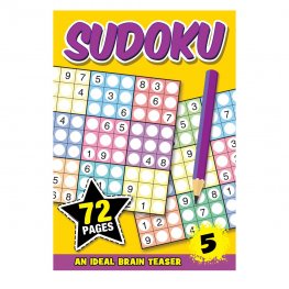 72 Pages Sudoku Book YELLOW (MM00901) 72 Pages Sudoku Book YELLOW (MM00901)