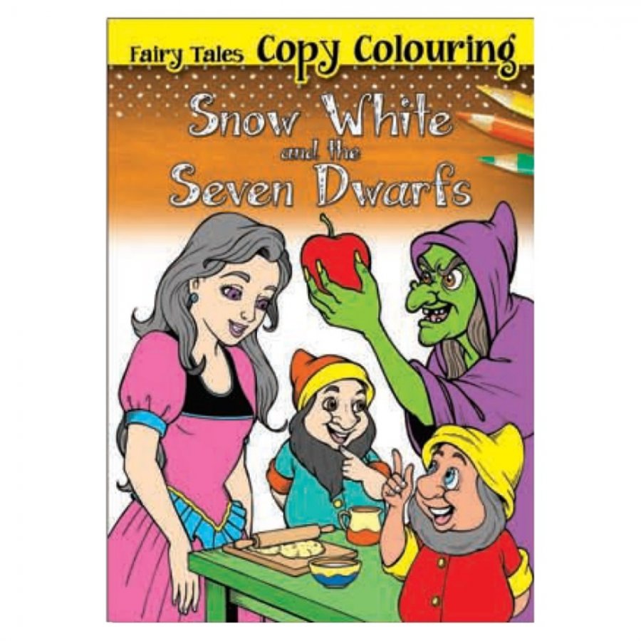 Fairy Tales Copy Colouring Snow White and the Seven Dwarfs (MM01805)