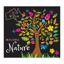 Colour 'N' Relax Beautful Nayure (48 Pages Adult Colouring Book) MM11402  Colour 'N' Relax Beautful Nayure (48 Pages Adult Colouring Book) MM11402