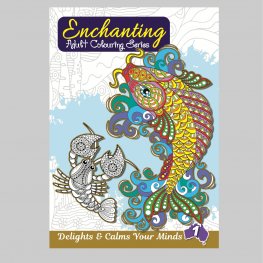 48 Pages Enchanting Adult Colouring Series 1 (MM11707)  48 Pages Enchanting Adult Colouring Series 1 (MM11707)