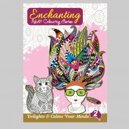48 Pages Enchanting Adult Colouring Series 2 (MM11806)  48 Pages Enchanting Adult Colouring Series 2 (MM11806)