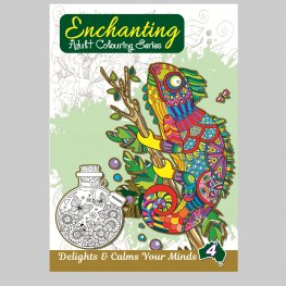 48 Pages Enchanting Adult Colouring Series 4 (MM12001)  48 Pages Enchanting Adult Colouring Series 4 (MM12001)