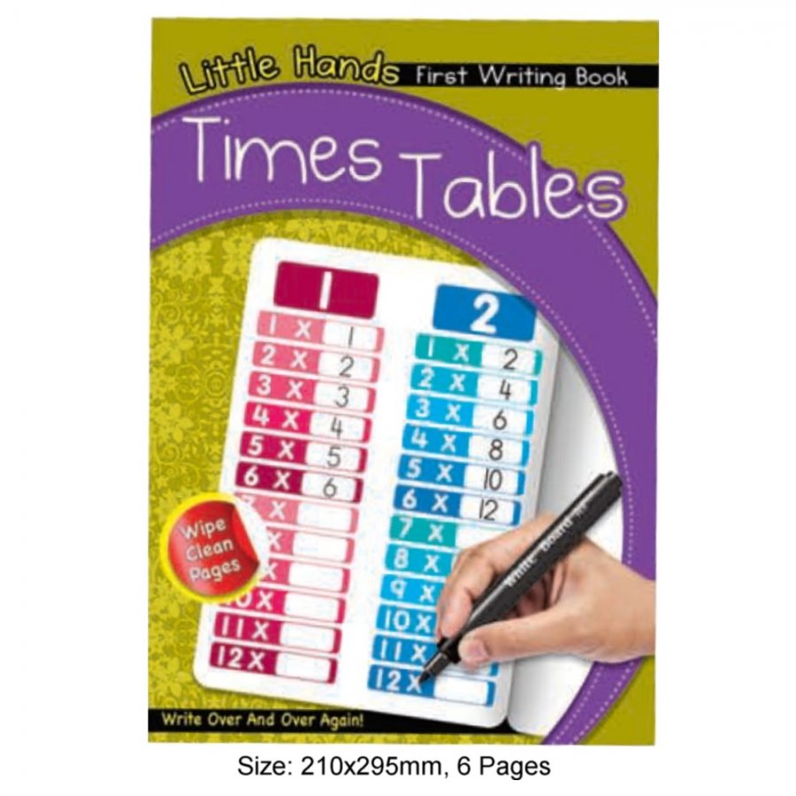 Little Hands First Writing Book Times Tabale (MM17431)