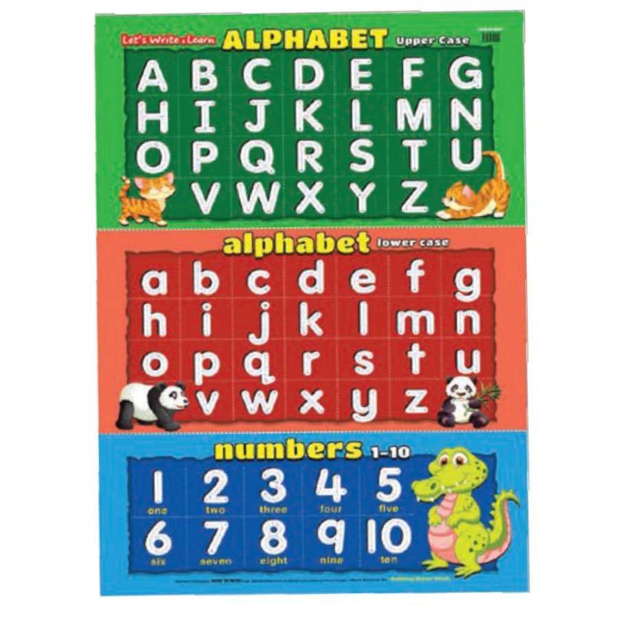 Let\'s Learn Alphabet - Educational Chart (MM21542)