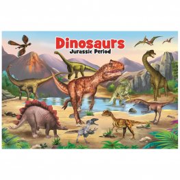 Dinisaurs Jurassic Period - Educational Chart (MM24600)  Dinisaurs Jurassic Period - Educational Chart (MM24600)