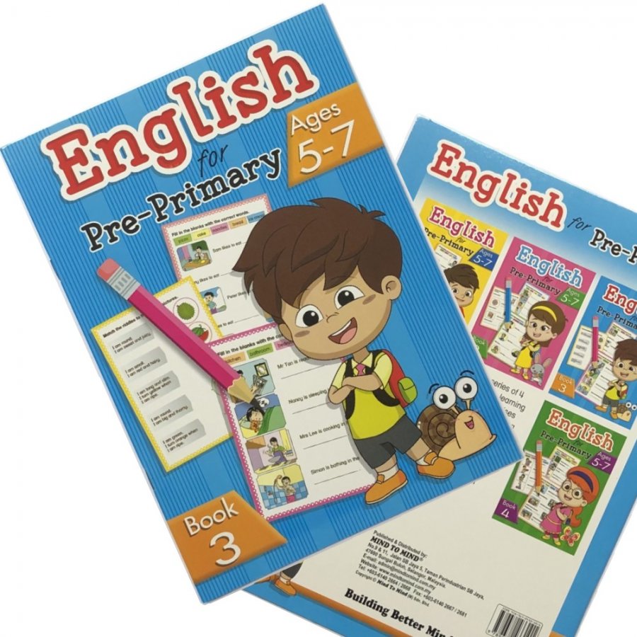 My Preschool English Activity Book 3, Ages 5-7 (MM33101)
