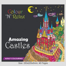 Colour 'N' Relax Amazing Castles (48 Pages Adult Colouring Book) MM47456 Colour 'N' Relax Amazing Castles (48 Pages Adult Colouring Book) MM47456