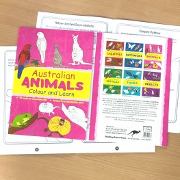 Australian ANIMALS Colour and Learn MM50678  Australian ANIMALS Colour and Learn MM50678