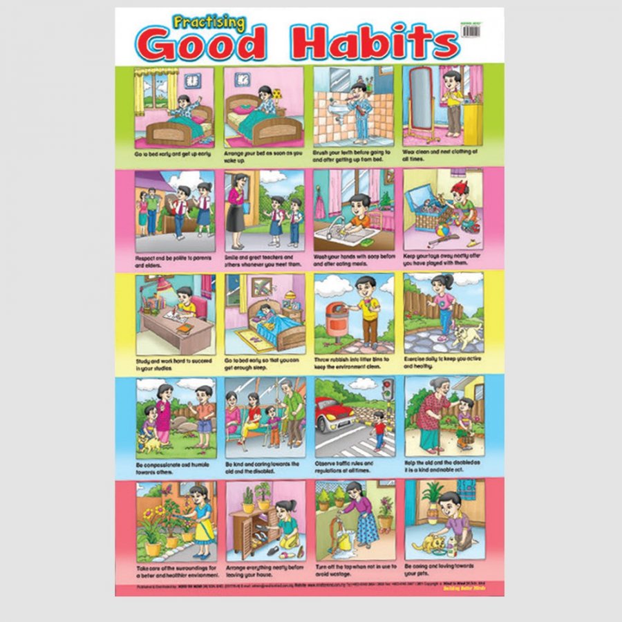 Good Habits - Educational Chart (MM58297)