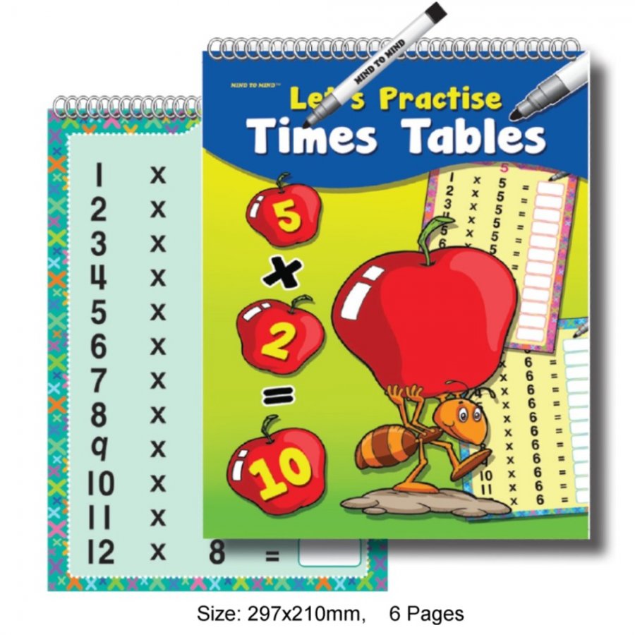 Flip Flash Let\'s Practise Time Tables (MM72146)