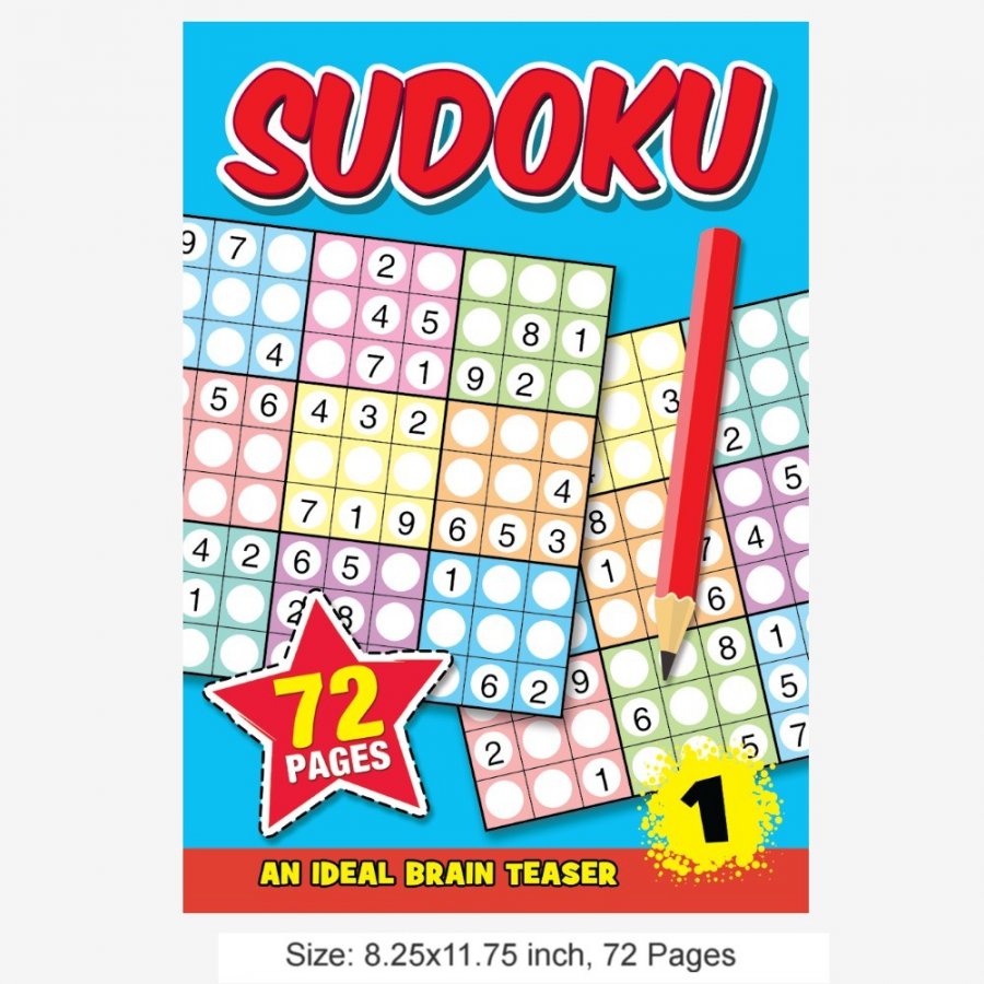 72 Pages Sudoku Book 1 (MM93302)