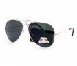 Aviator Metal Polarized Sunglasses AV008PM-1