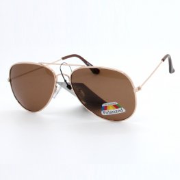 Aviator Metal Polarized Sunglasses AV008PM