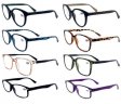 Fashion Plastic Reading Glasses 4 Style Asstd R9224-27