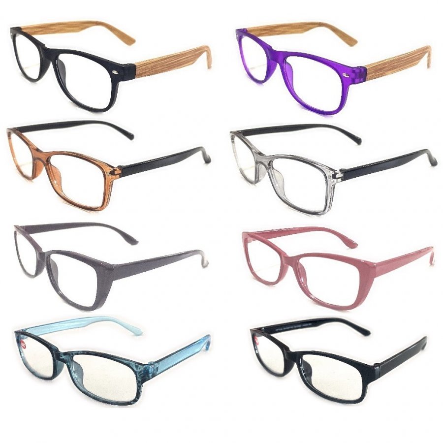 Fashion Unisex Plastic Reading Glasses 4 Style Asstd R9228-31