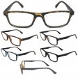 Fashion Unisex Plastic Reading Glasses 4 Style Asstd R9232-35