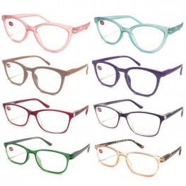 Unisex Fashion Spring Arm Plastic Reading Glasses 4 Style Asstd R9258-61  Unisex Fashion Spring Arm Plastic Reading Glasses 4 Style Asstd R9258-61