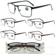 Metal Frame, Metal Hinge, Plastic Temple, Blue Light Blocking Readers with Case, 3 Style Asstd R9266-68C