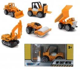 3'' Construction Cars (Free Wheel), Die-cast Model KDW820005W  3'' Construction Cars (Free Wheel), Die-cast Model KDW820005W