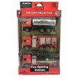 1:64 Diecast Fire Engine Truck, 3 Style Mixed in Hangsell Window Box WGT2431-3