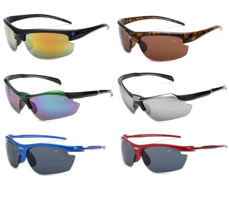 Xsports Plastic Sunglasses,3 Style Mixed, XS907/08/09