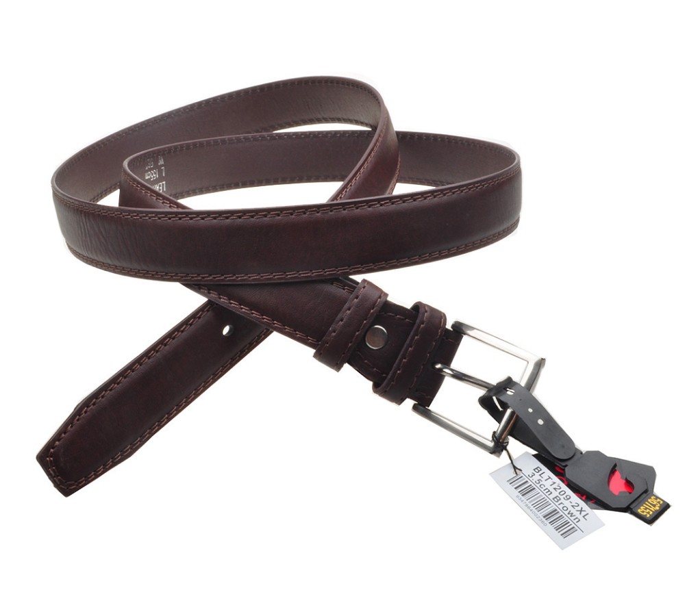 Belts 3.5cm Extra Large size Brown BLT1209-2XL