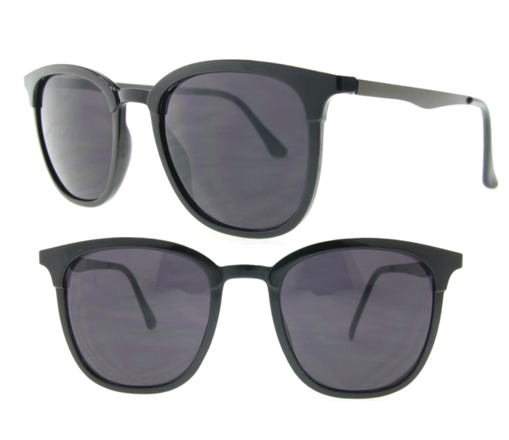 Designer Fashion Sunglasses The Byron Collections (Shinning Black, Smoke Lens) SU-4278-1