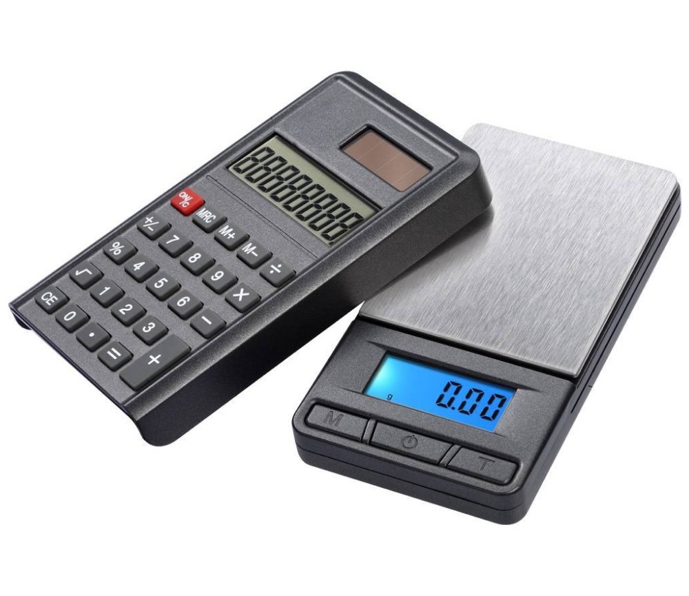 Digital Caculator Scale PC100 100g/0.01g Grey