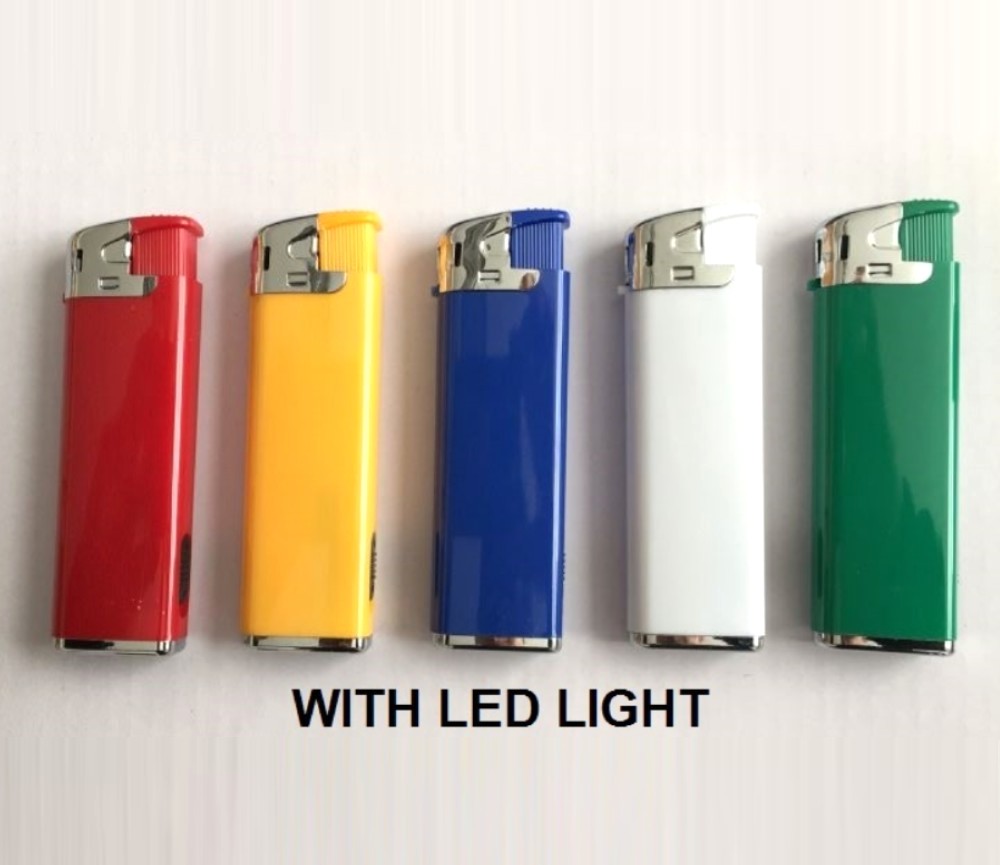 Led Electronic Gas Refillable Lighters RF-QMD-507-Led