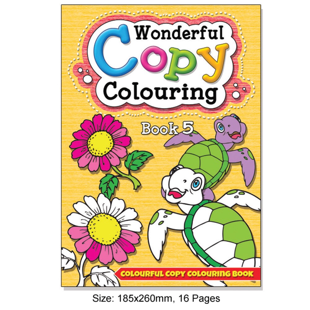 Wonderful Copy Colouring Book 5 (MM08707)