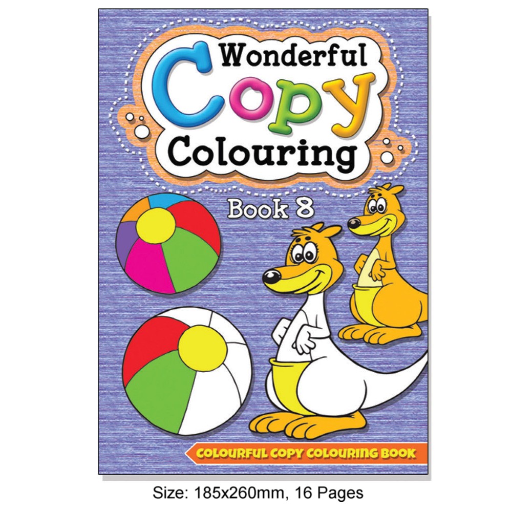 Wonderful Copy Colouring Book 8 (MM09001)