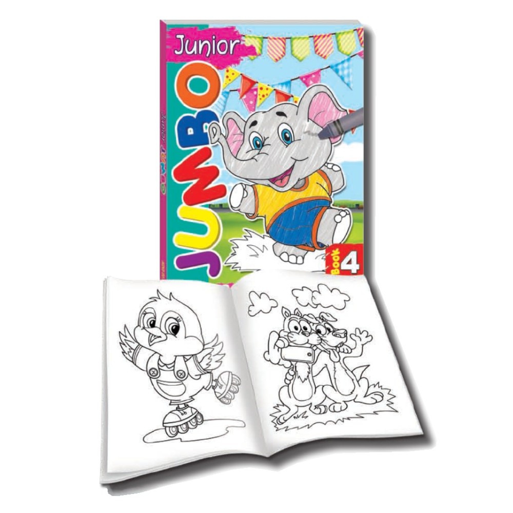 Junior Jumbo Colouring Book 4 (MM11608)