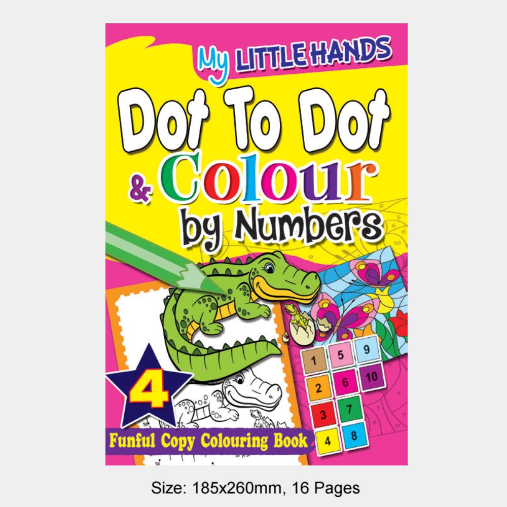 My Little Hands Dot To Dot & Colour by Numbers Book 4 (MM74973)