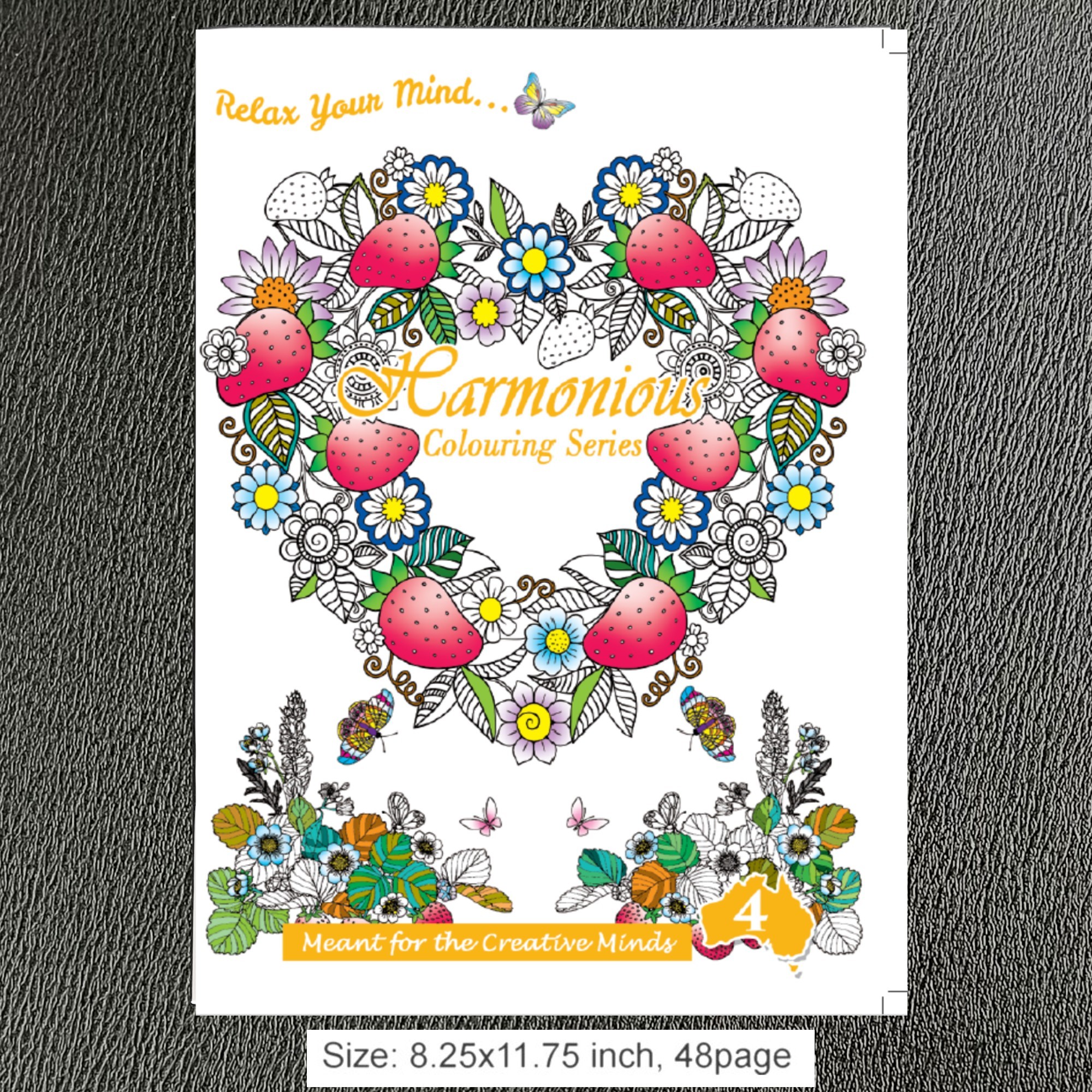 48 Pages Adult Colouring Book 4 (MM93203)