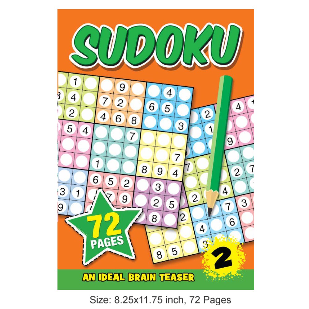 72 Pages Sudoku Book 2 (MM93401)