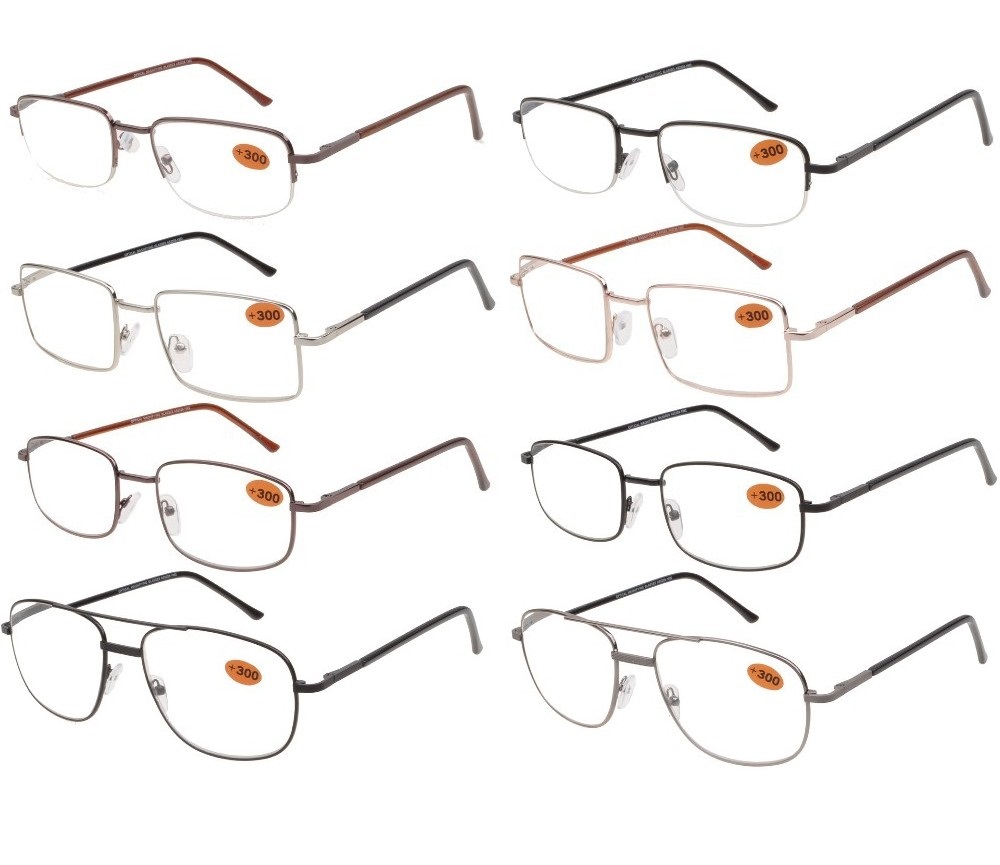 Cooleyes Metal Unisex Reading Glasses 4 Style Asst R9140/41/42/43