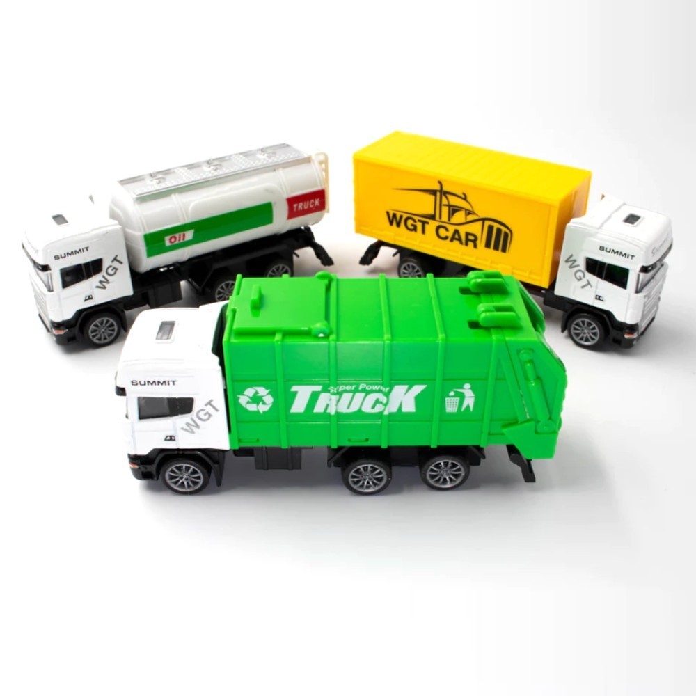 1:64 Diecast City Transport Vehicle, 3 Style Mixed WGT2427-12