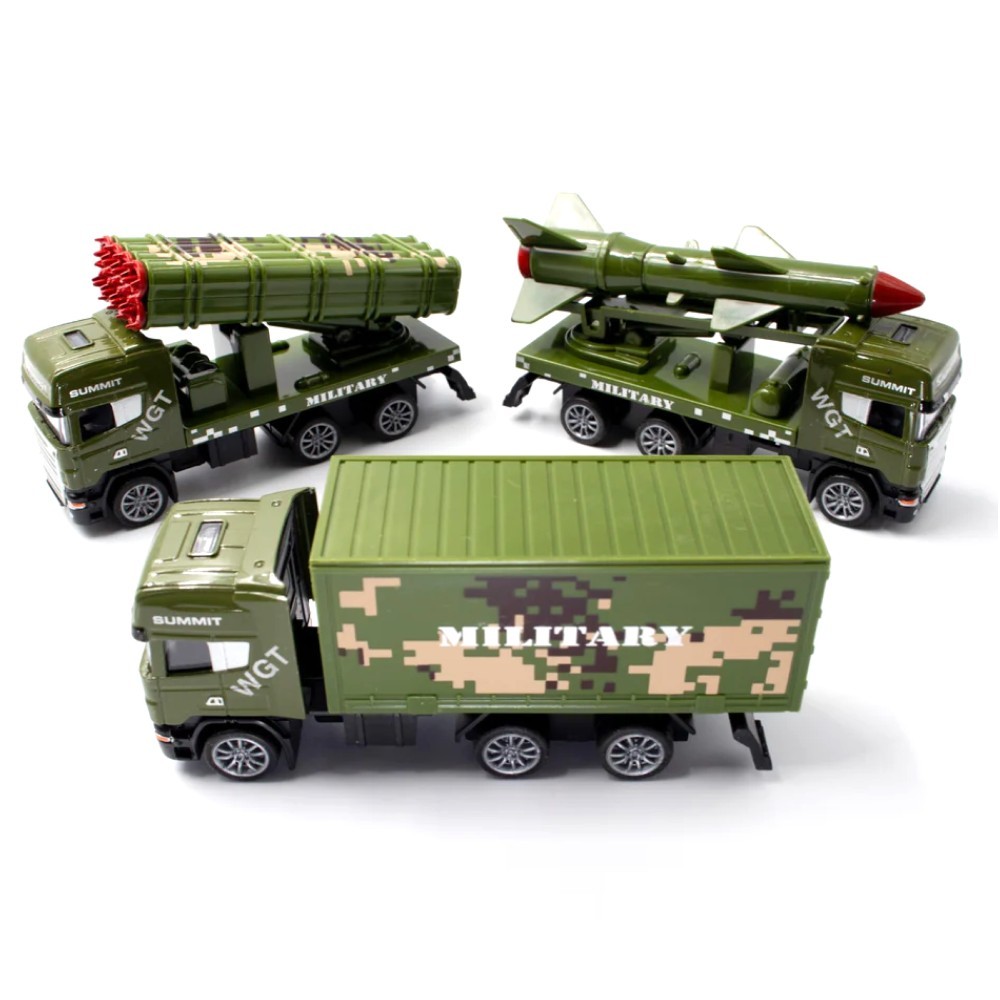 1:64 Diecast Military Vehicles, 3 Style Mixed WGT2433-12